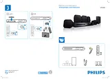 Philips HTS3020/12 快速安装指南