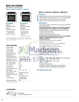 Thermador MED301JP Specification Sheet