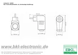 Bkl Electronic RCA connector Plug, right angle Number of pins: 2 Red 72142/T 1 pc(s) 72142/T Scheda Tecnica