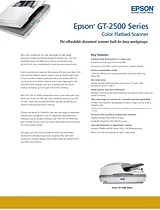 Epson GT-2500 B11B181011 Dépliant