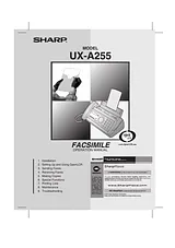 Sharp UX-A255 사용자 설명서