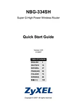 ZyXEL nbg-334sh User Manual