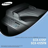 Samsung Networked Mono Multifunction Printer SCX-47205N Series Manuale Utente