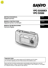 Sanyo VPC SX 550 User Manual