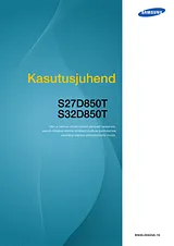 Samsung 32" monitor D85KT Benutzerhandbuch