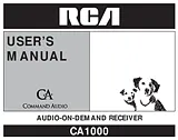 RCA ca1000 User Manual