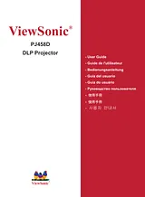 Viewsonic PJ458D Manual Do Utilizador