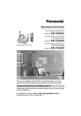 Panasonic KX-TG5421 Справочник Пользователя