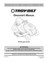 Troy-Bilt TB-38 Manual Do Utilizador