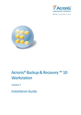 Acronis Backup & Recovery 10 Workstation Guia Da Instalação