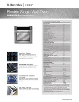 Electrolux E30EW75GPS Specification Sheet
