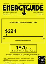 Electrolux EE66WP30PS Energy Guide