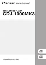 Pioneer CDJ-1000MK3 Benutzerhandbuch