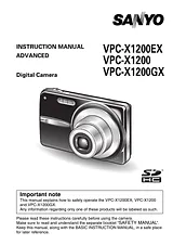 Sanyo VPC-X1200 Manual Do Utilizador