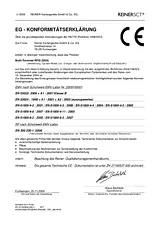 Reiner SCT timeCard Multi-Terminal RFID (DES) 2716050-001 Data Sheet
