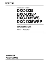 Sony DXC-D35 Manuel D’Utilisation