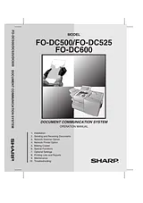 Sharp FO-DC500 User Manual