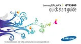 Samsung GT-I5800 GT-I5800CWANEE Справочник Пользователя