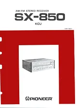 Pioneer SX-850 Manual Do Utilizador