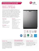 LG LDS5540 Specification Sheet