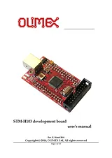 Olimex Header board for STM32F103RBT6 CORTEX-M3 microcontroller STM32-H103 STM32-H103 用户手册