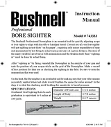 Bushnell 743333 用户手册