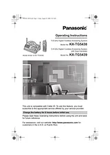 Panasonic KX-TG5439 Manuel D’Utilisation