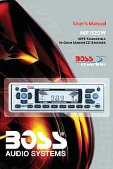 Boss Audio mr1520w Guía Del Usuario
