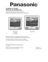 Panasonic ct-2010 Installation Instruction