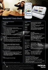 Nokia N97 002L3V0 Fiche De Données