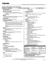 Toshiba L305D-S5895 PSLC0U-01S01F User Manual