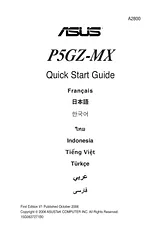 ASUS P5GZ-MX Guida All'Installazione Rapida