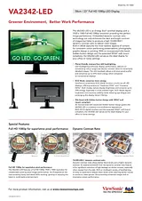 Viewsonic VA2342-LED 产品宣传页