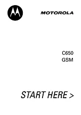 Motorola C650 Guida Utente