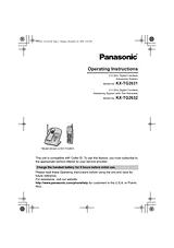 Panasonic KX-TG2631 Справочник Пользователя