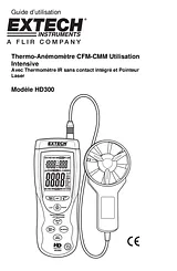 Extech HD-300 Anemometer HD300 Техническая Спецификация