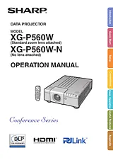 Sharp XG-P560W User Guide