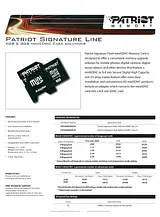 Patriot Memory 4GB miniSDHC Class 6 PSF4GMSDHC6 Dépliant