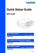 Brother MFC-215C Anleitung Für Quick Setup