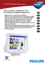 Philips 19'' real flat UXGA CRT monitor 109B50/60 Leaflet