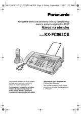 Panasonic KXFC962CE Guida Al Funzionamento