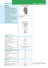 Finder Electricity meter (3-phase) digital 65 A MID-approved: Yes 7E.46.8.400.0032 Ficha De Dados
