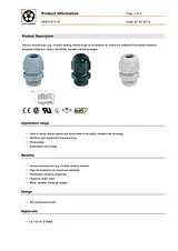 Lappkabel Cable gland PG9 Polyamide Black (RAL 9005) 53015210 1 pc(s) 53015210 Data Sheet