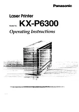 Panasonic KXP6300 Bedienungsanleitung