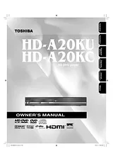 Toshiba hd-a20kc Manual De Usuario