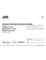 JVC KD-R540 지침 매뉴얼