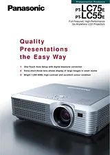 Panasonic PT-LC55E User Manual