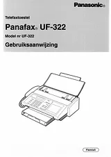 Panasonic UF-322 Instruction Manual