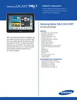 Samsung 10.1 GT-P5113TSYXAR Folheto