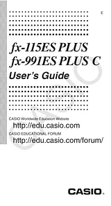 Casio fx-115ESPlus Manual De Usuario